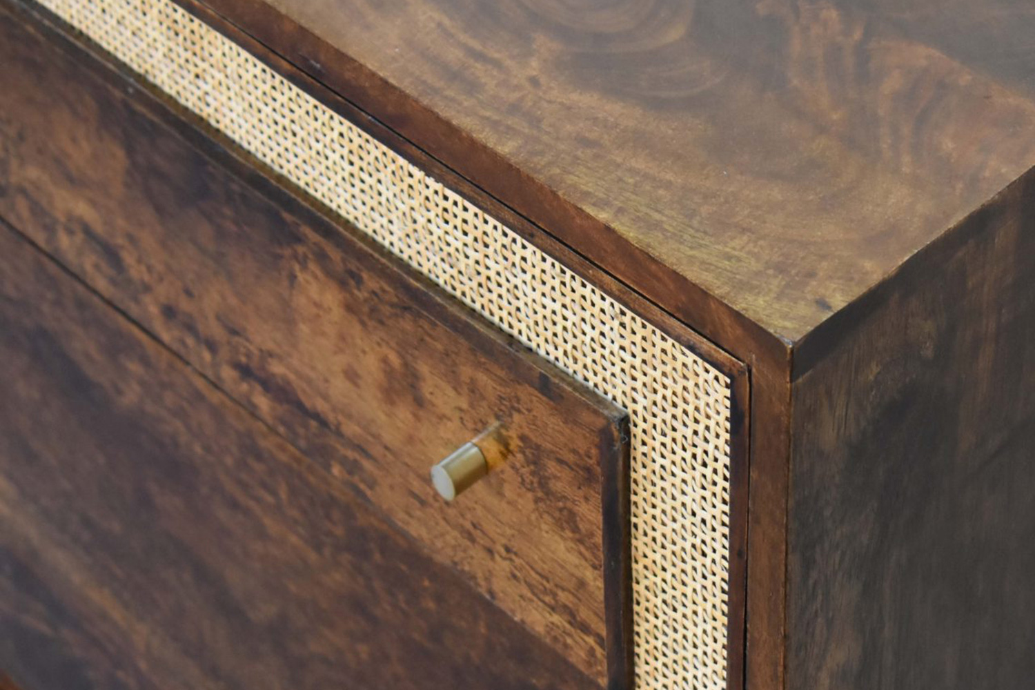 Artisan - Square Woven Chest in Chestnut