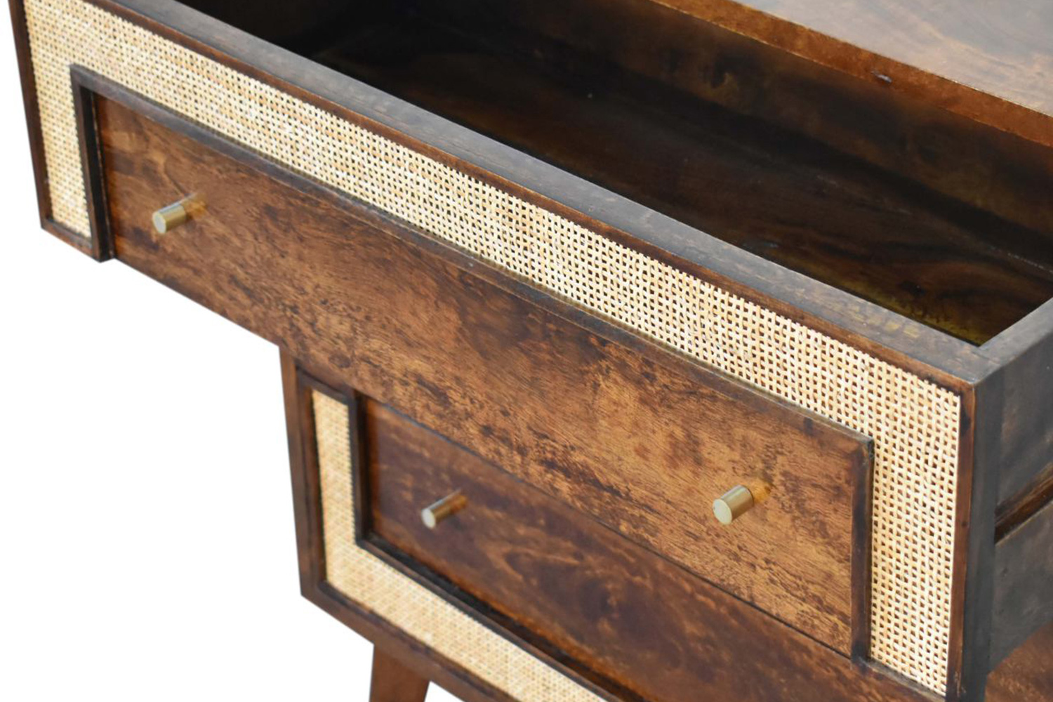 Artisan - Square Woven Chest in Chestnut