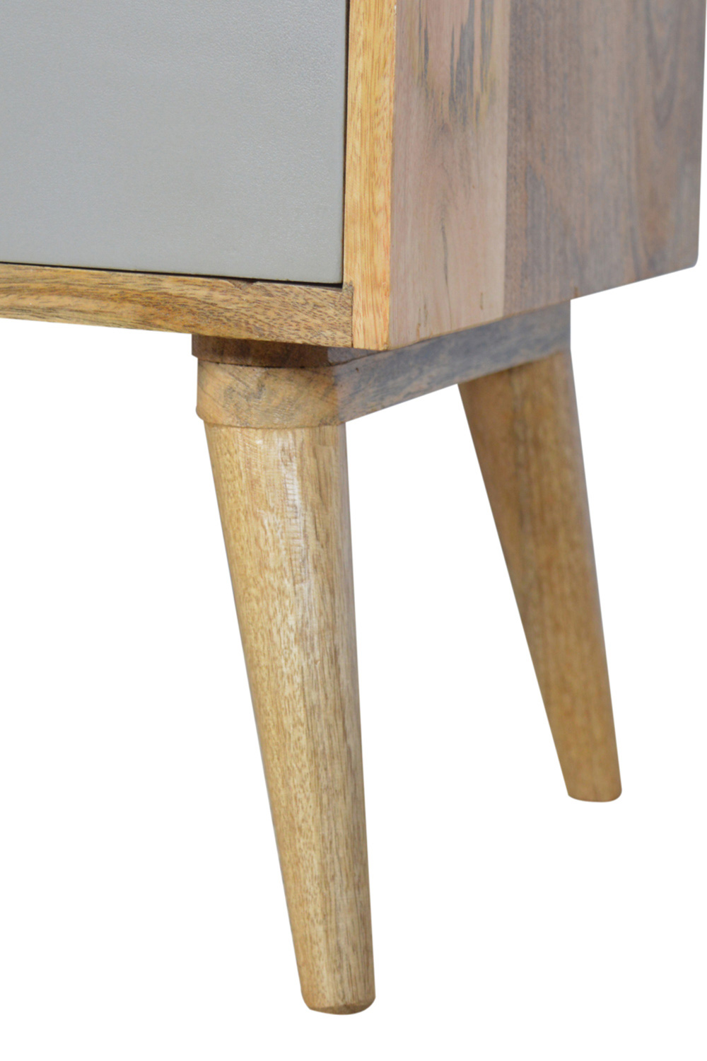 Artisan - Gray and White Media Unit with 2 Drawers