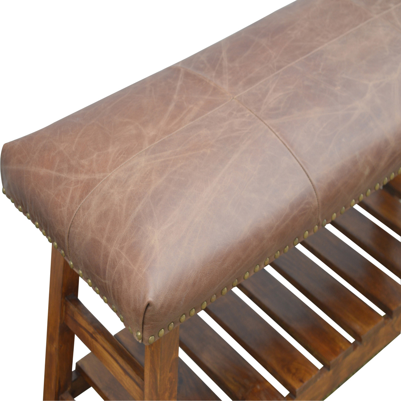 Artisan - Buffalo Hide Hallway Bench