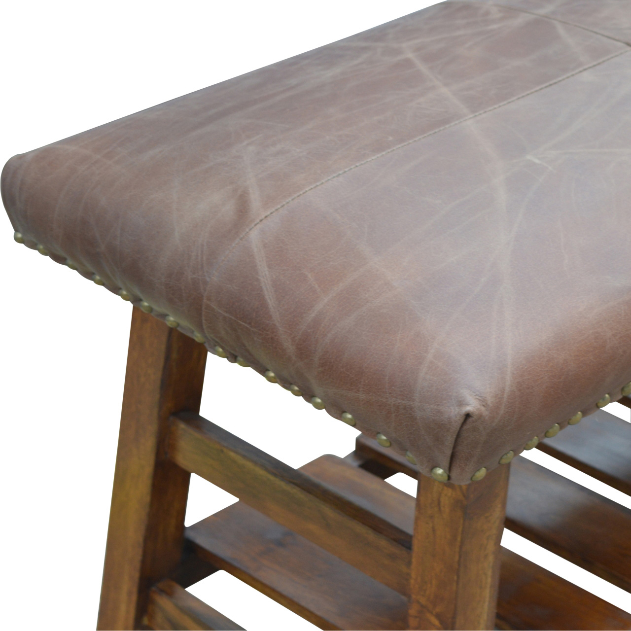 Artisan - Buffalo Hide Hallway Bench