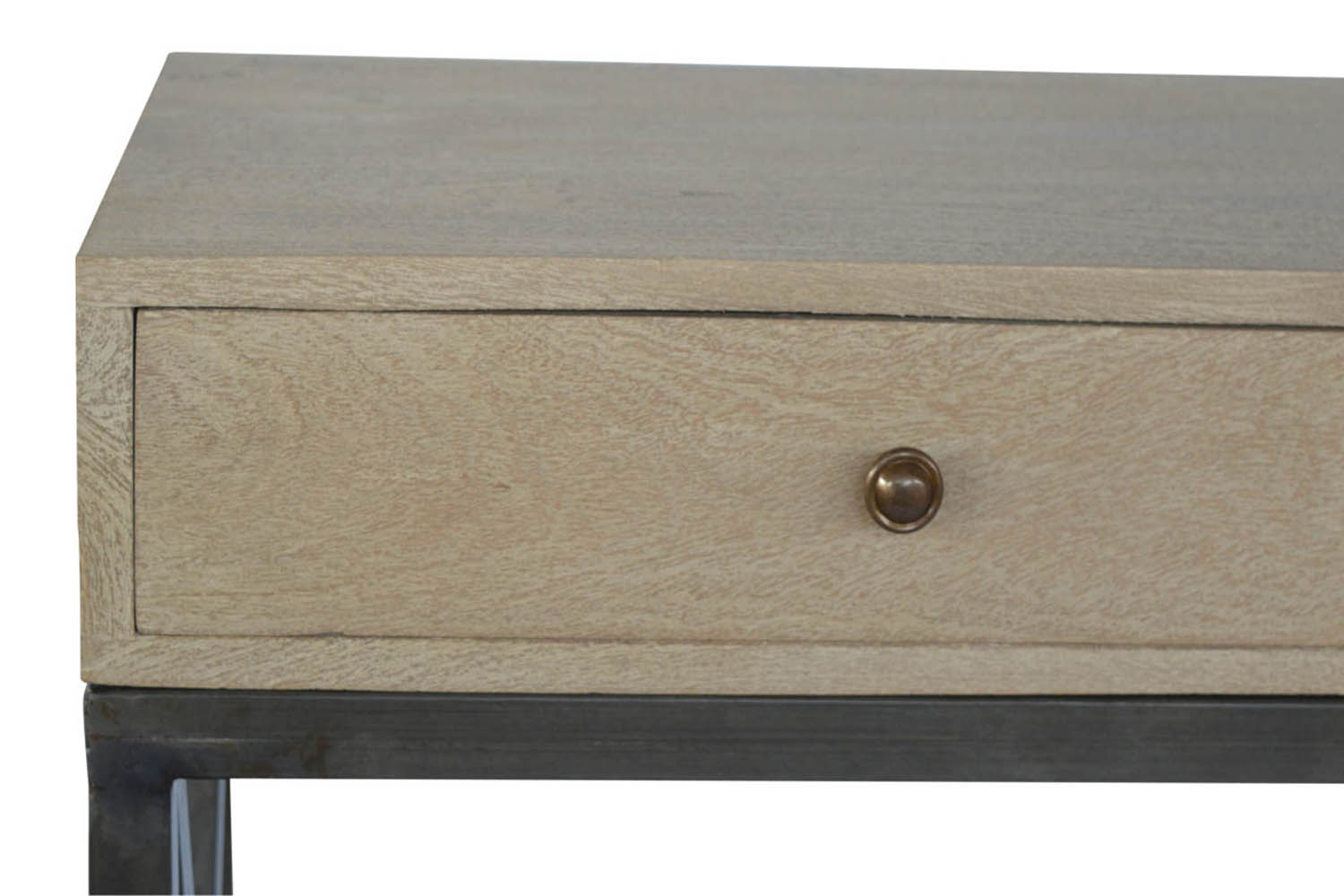 Artisan - Mango Wood Metal Base Console Table