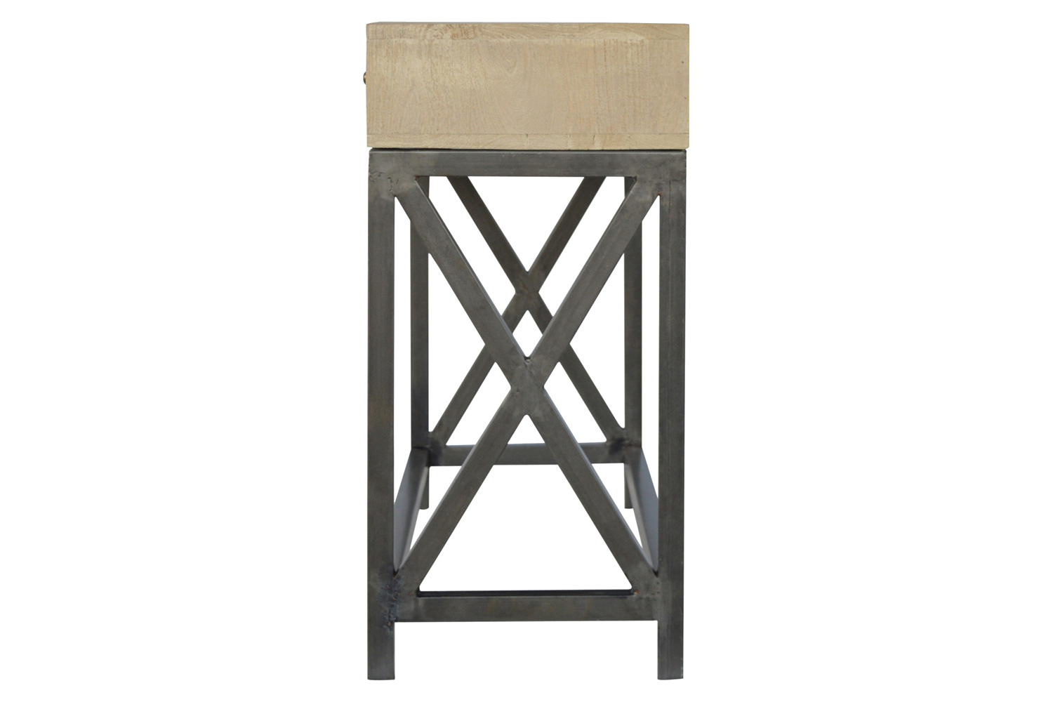 Artisan - Mango Wood Metal Base Console Table