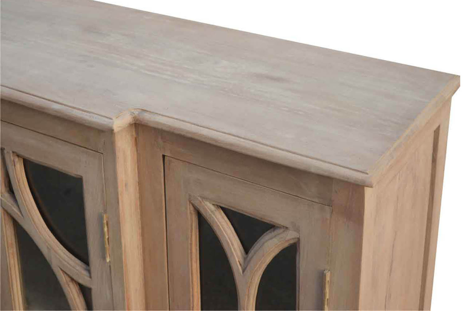 Artisan - Media Unit with 2 Hand Carved Glazed Doors