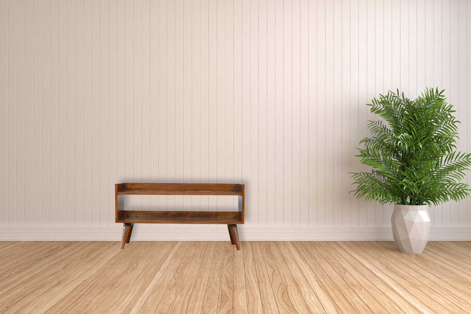 Artisan Nordic Storage Bench - Chestnut
