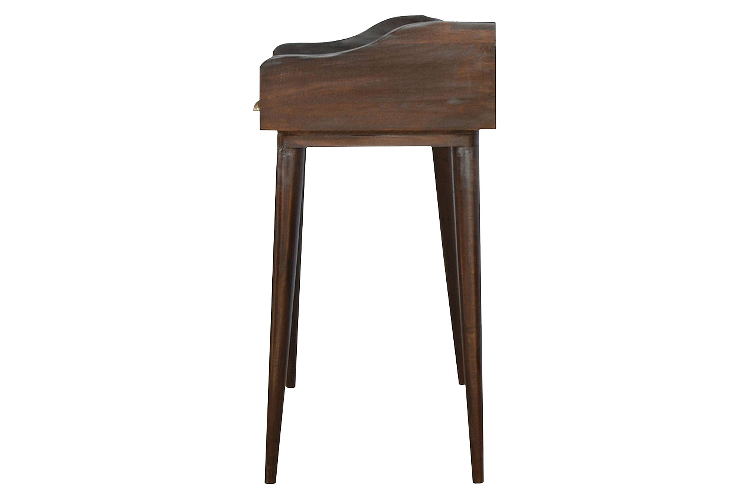 Artisan Nordic Style Gallery Back Writing Desk - Black