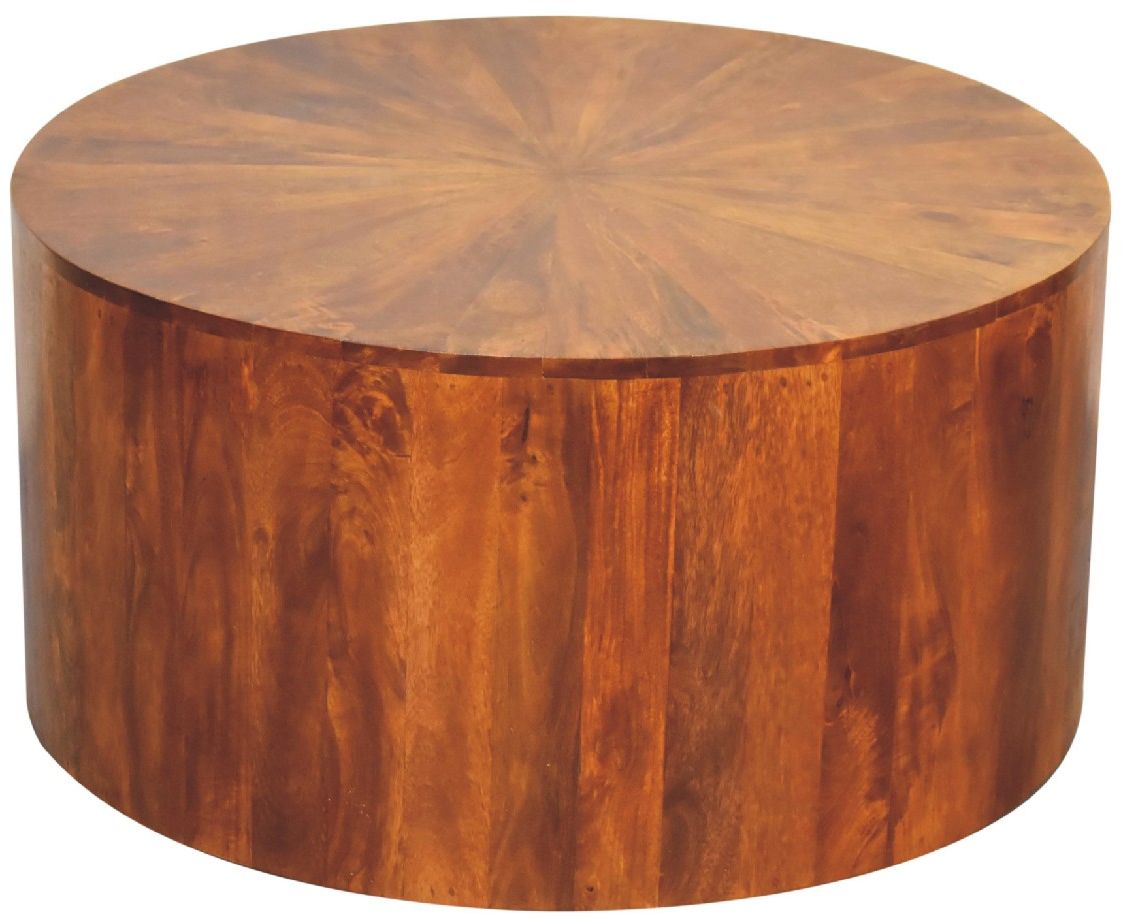 Artisan - Chestnut Round Wooden Coffee Table