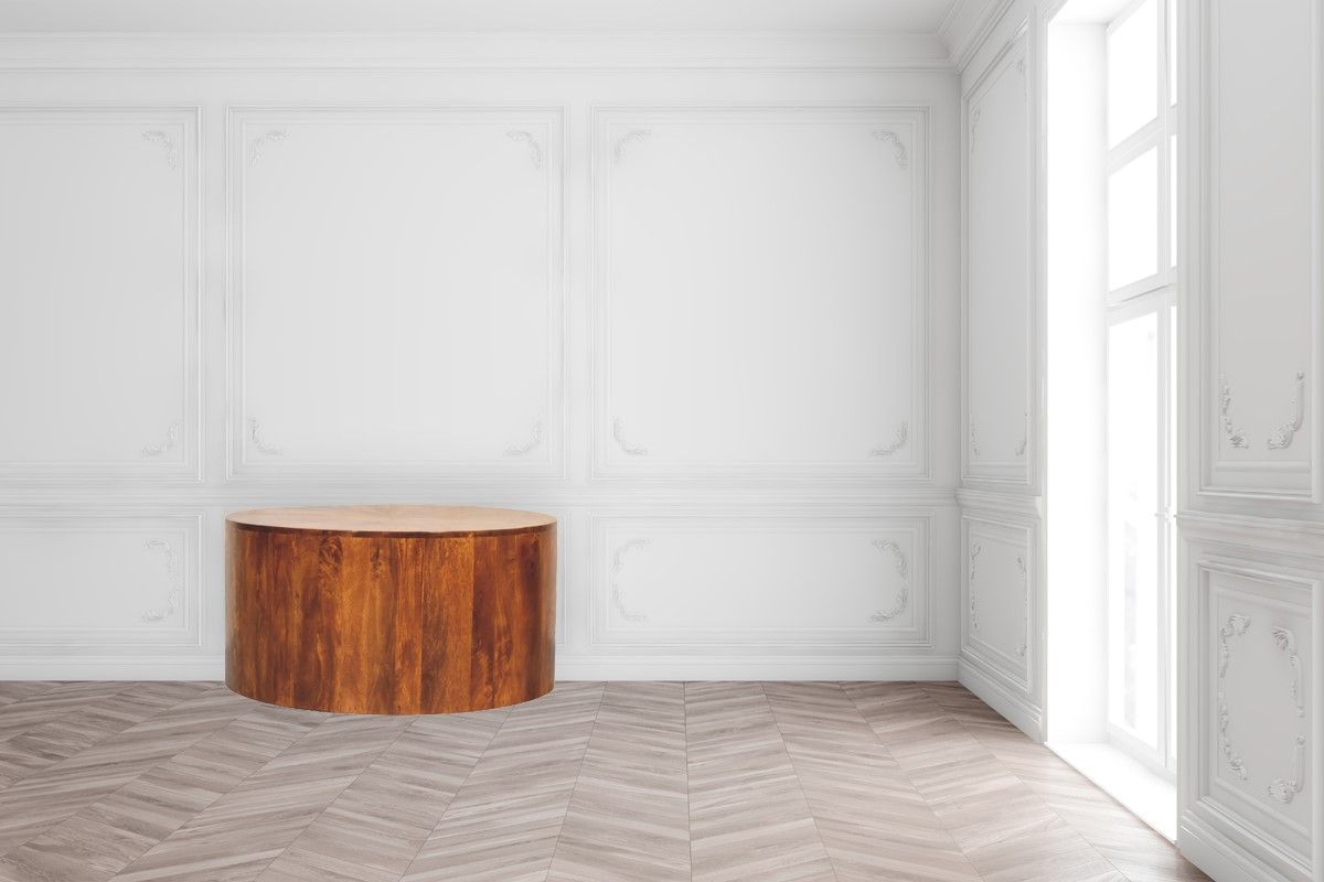 Artisan - Chestnut Round Wooden Coffee Table