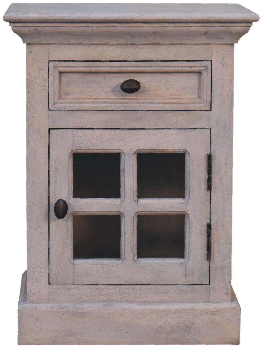 Artisan - Glazed Stone Nightstand