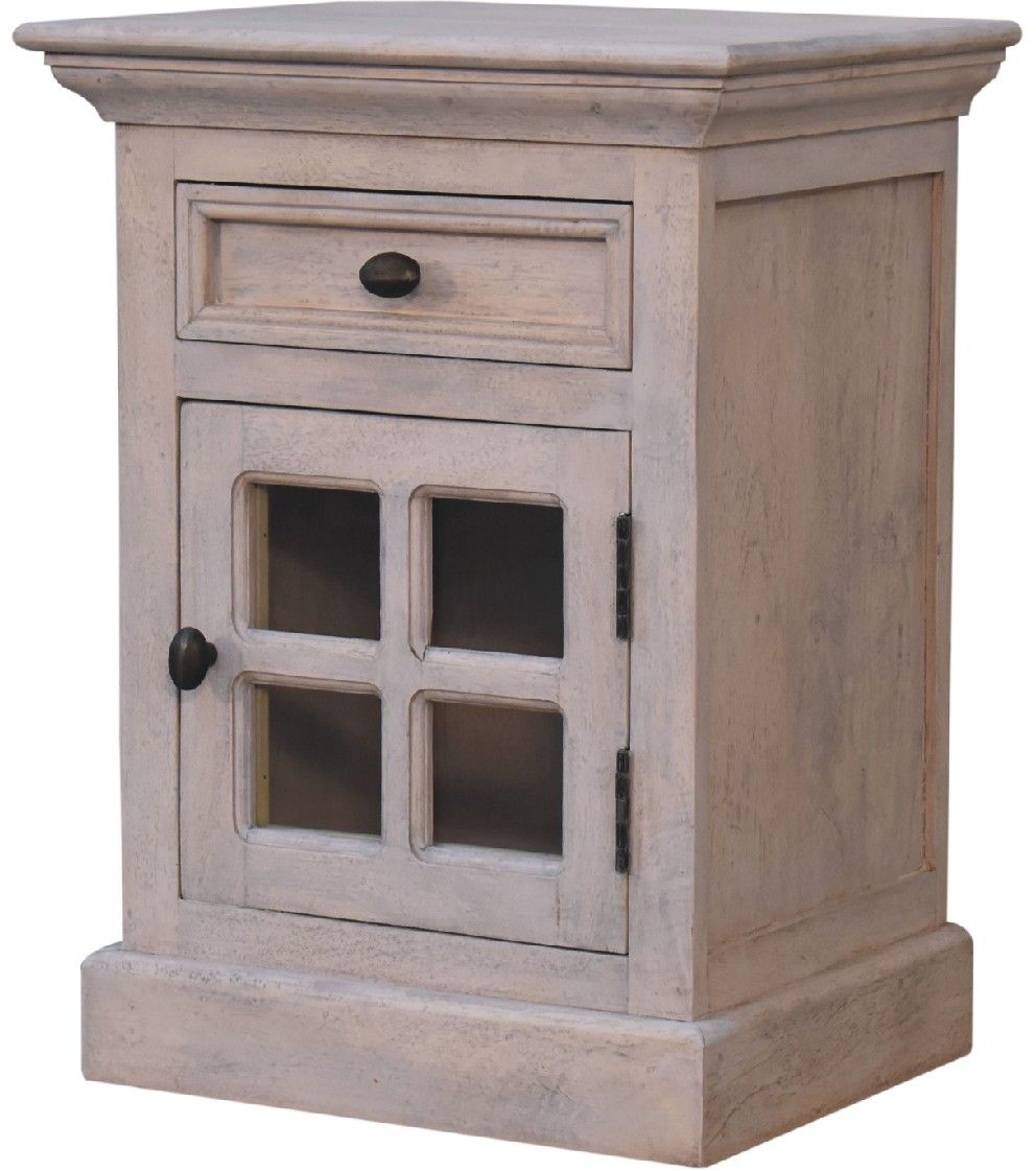 Artisan - Glazed Stone Nightstand