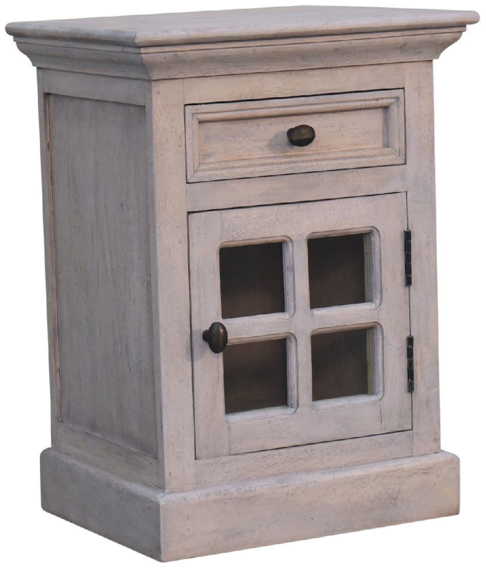 Artisan - Glazed Stone Nightstand