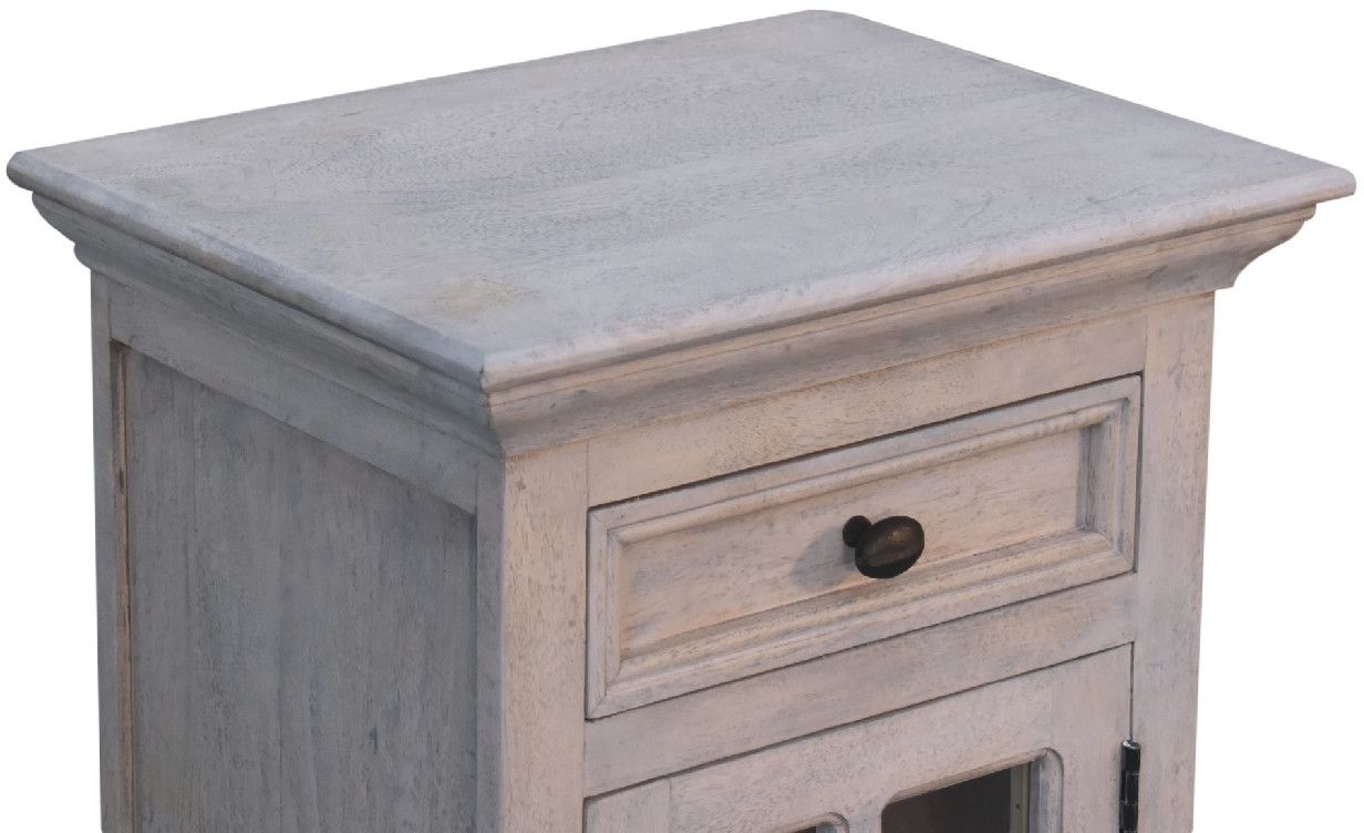 Artisan - Glazed Stone Nightstand