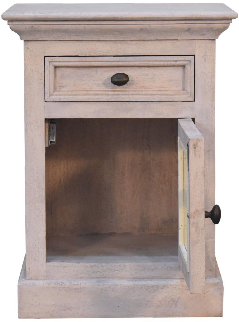 Artisan - Glazed Stone Nightstand
