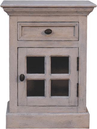 Artisan - Glazed Stone Nightstand