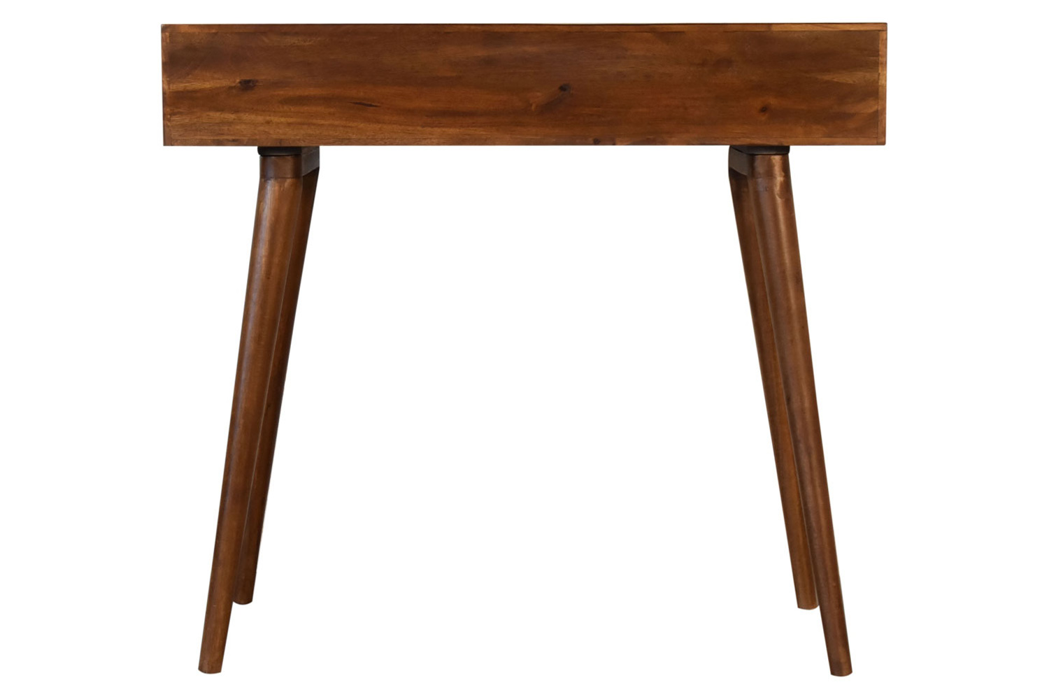 Artisan - Solid Wood Writing Desk with Open Slot in Chestnut