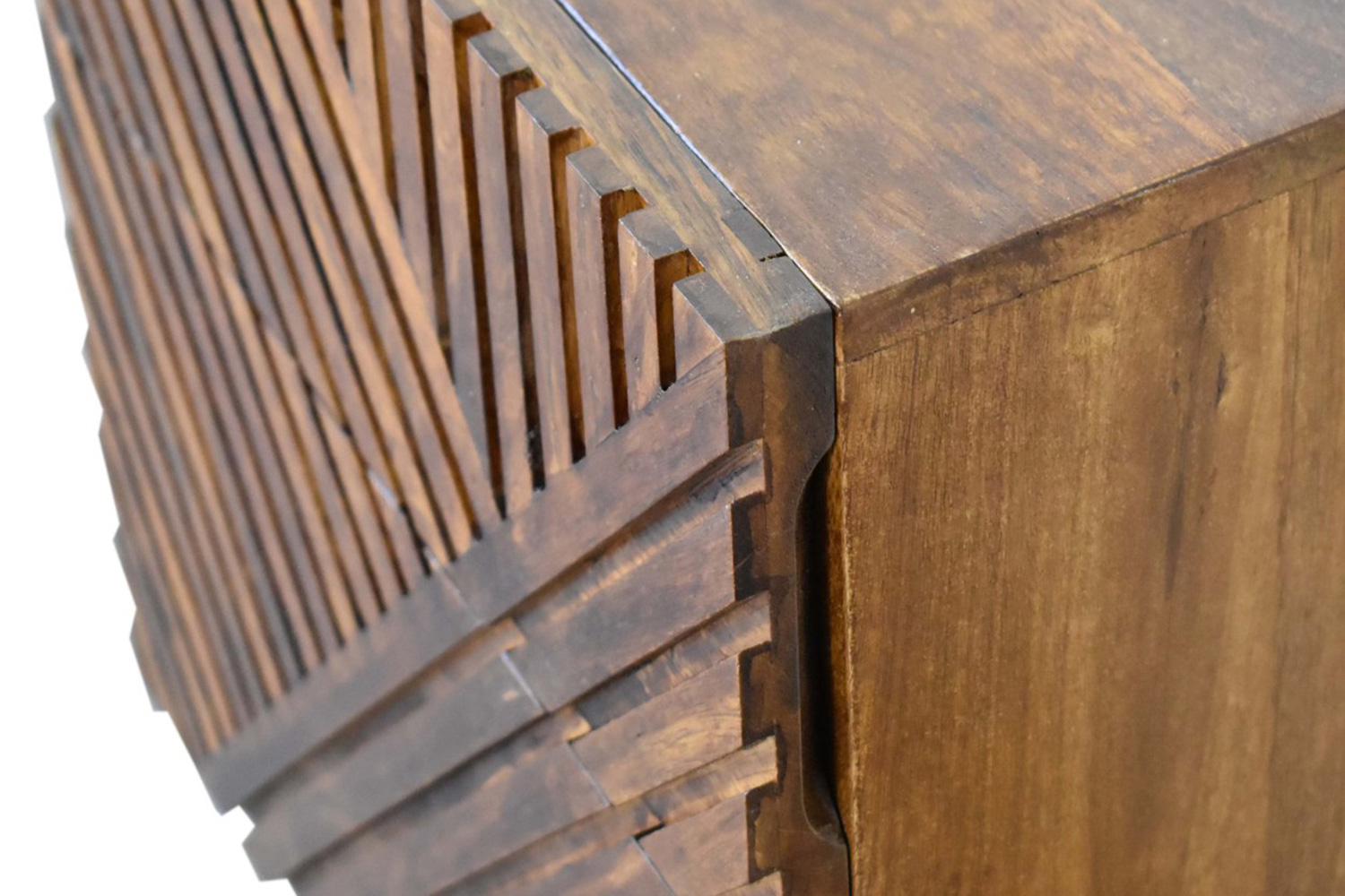 Artisan Lille Bedside with 2 Drawers - Chestnut