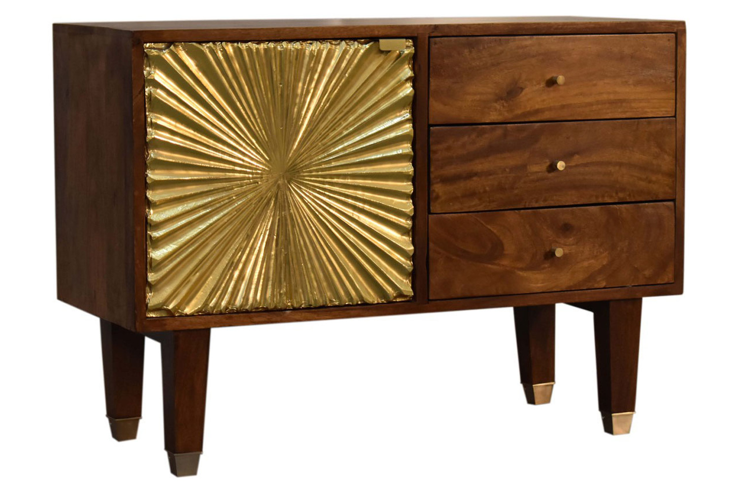 Artisan Manila Gold Sideboard - Tapered Legs