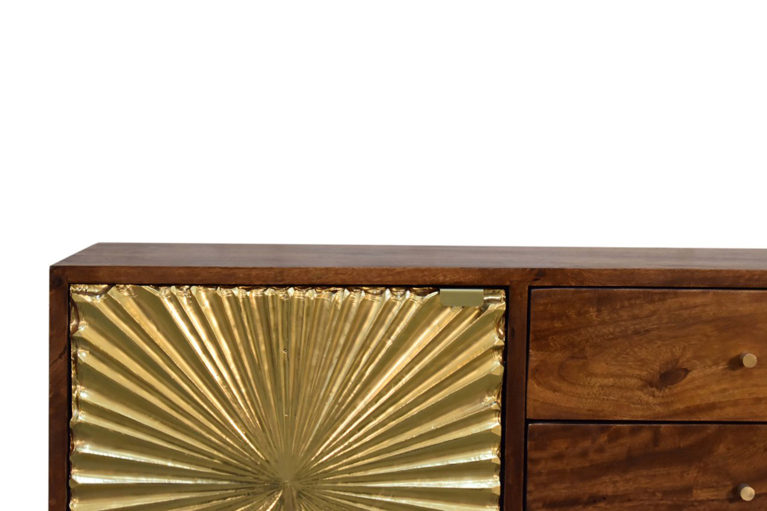 Artisan Manila Gold Sideboard - Tapered Legs