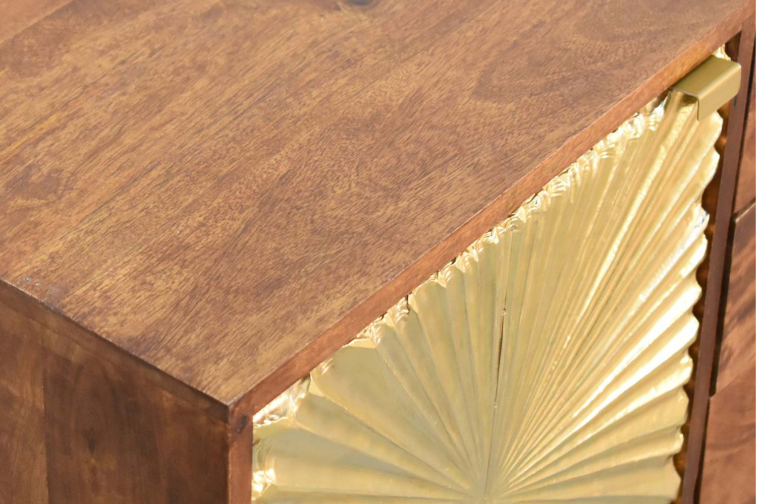 Artisan Manila Gold Sideboard - Tapered Legs