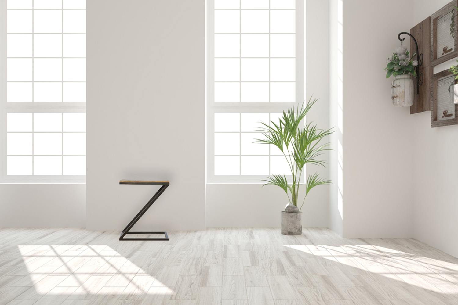 Artisan - Side Table with Iron Base
