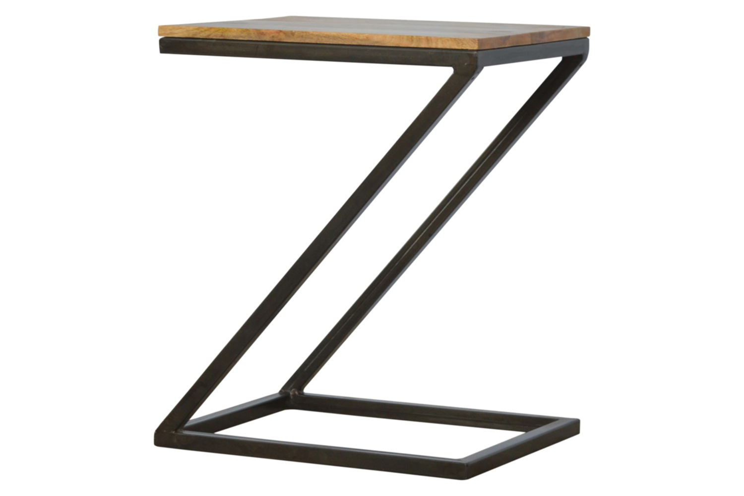 Artisan - Side Table with Iron Base