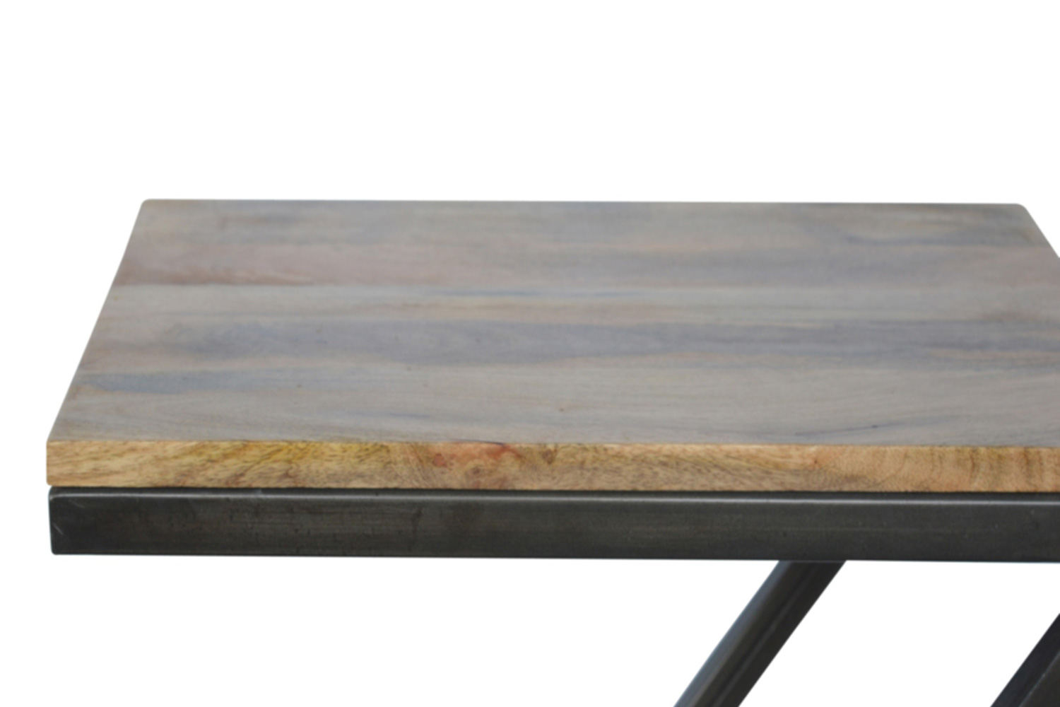 Artisan - Side Table with Iron Base
