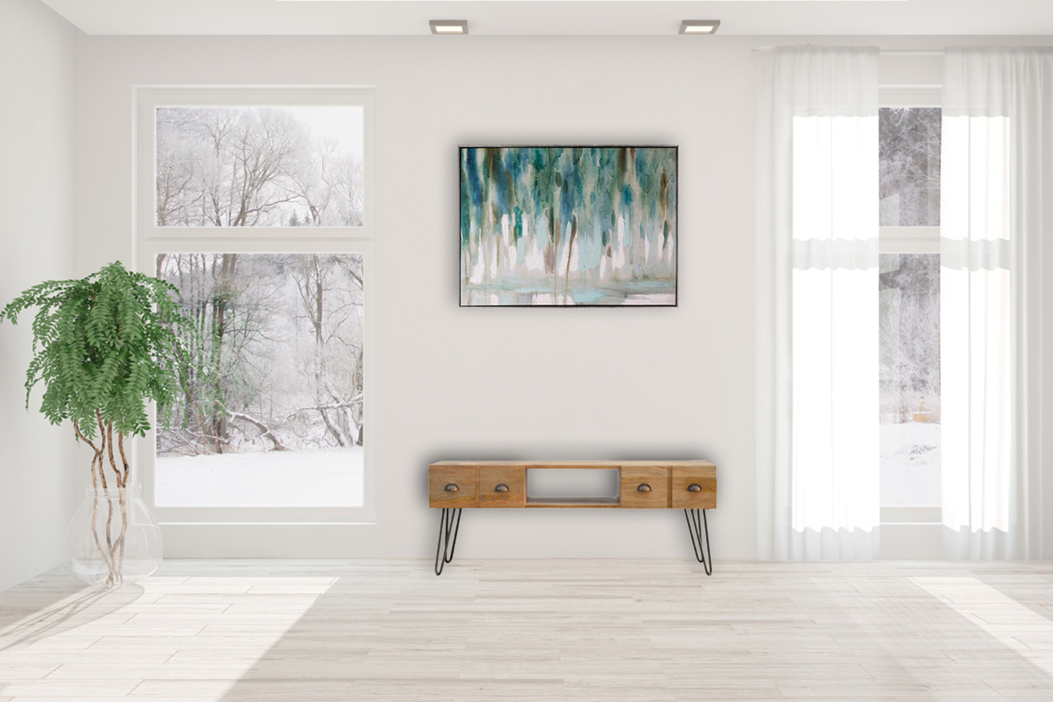 Artisan - Media Unit with Iron Base