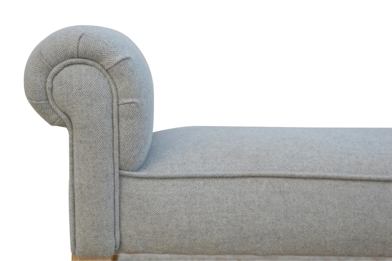 Artisan Bedroom Bench - Gray, Tweed