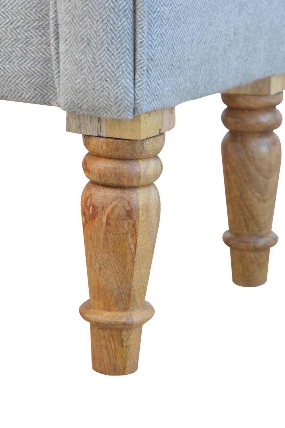 Artisan Bedroom Bench - Gray, Tweed