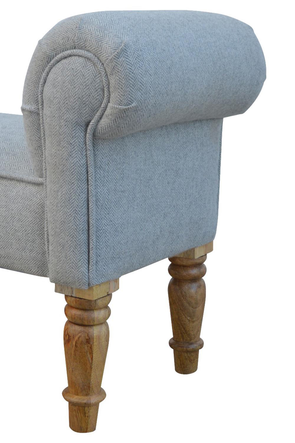 Artisan Bedroom Bench - Gray, Tweed