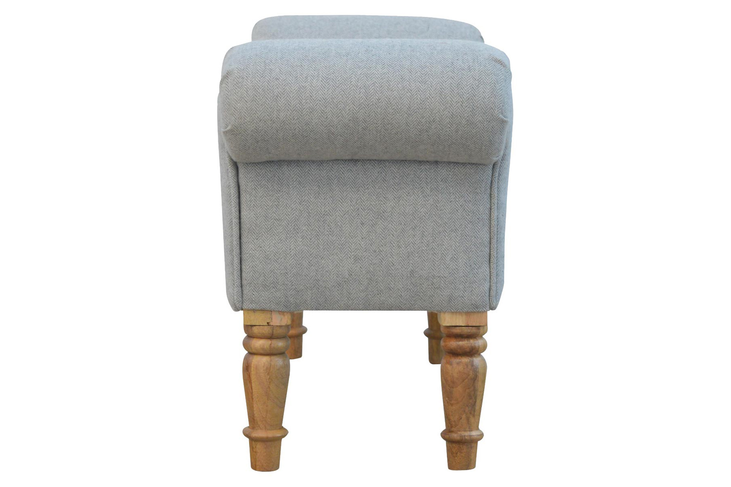 Artisan Bedroom Bench - Gray, Tweed