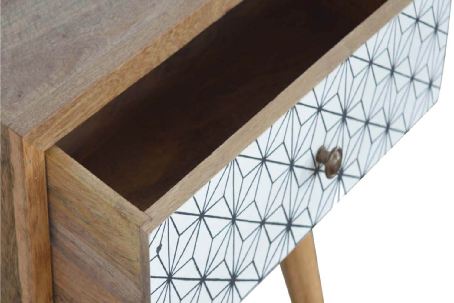 Artisan Prima Bedside with 1 Drawers - Tall Legs