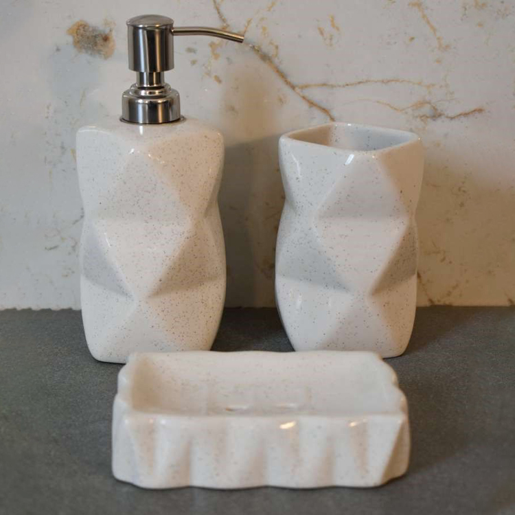 Artisan - Sindri White Bathroom Set Of 3