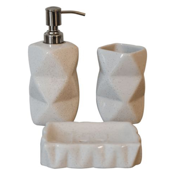 Artisan - Sindri White Bathroom Set Of 3