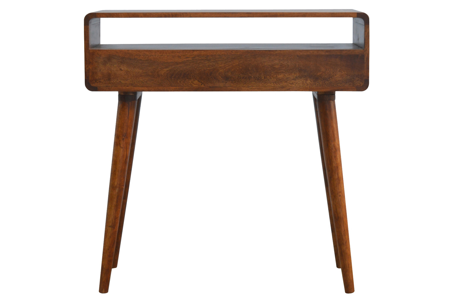 Artisan Curved Console Table - Chestnut