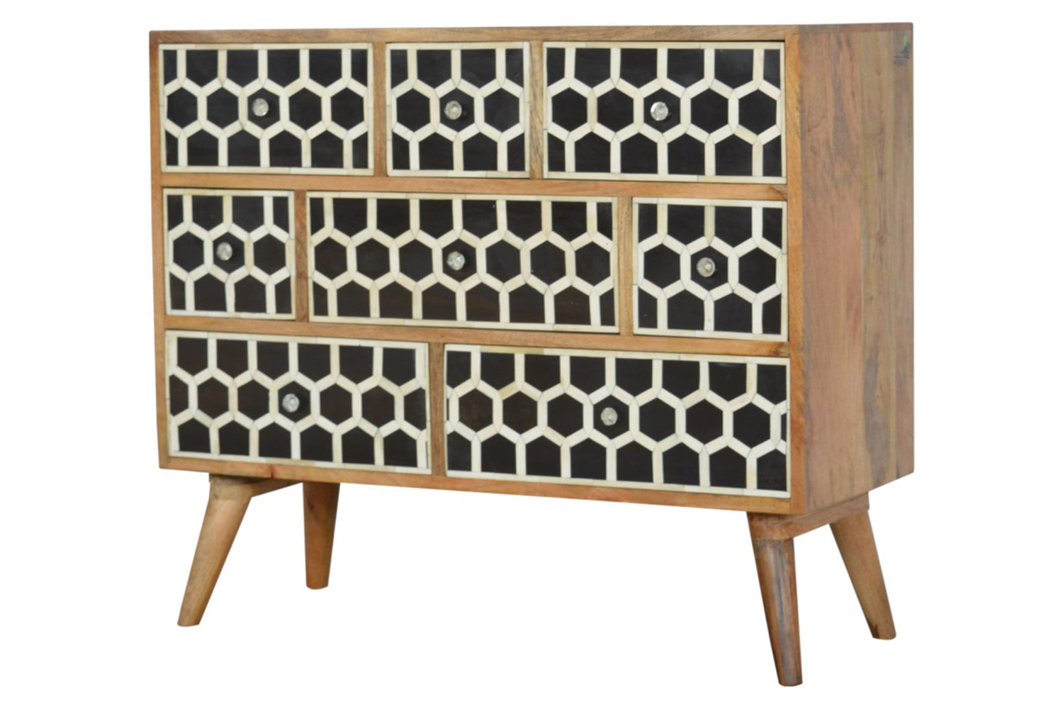 Artisan Bone Inlay Chest - Scandinavian
