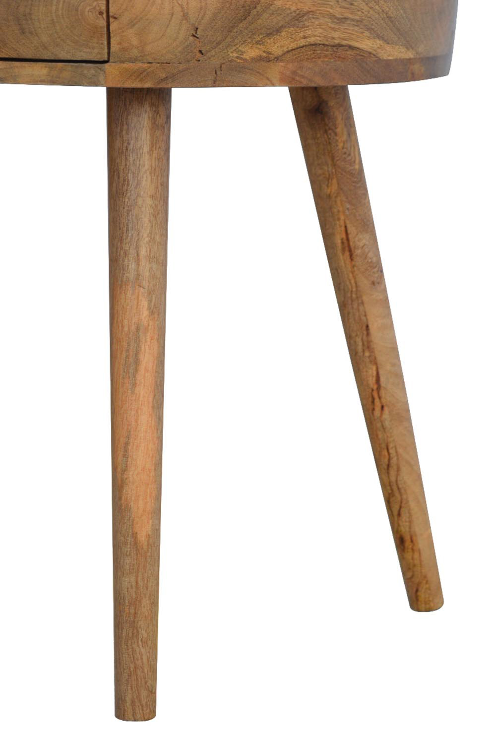 Artisan Nordic Circular Shaped Bedside - Oak-ish