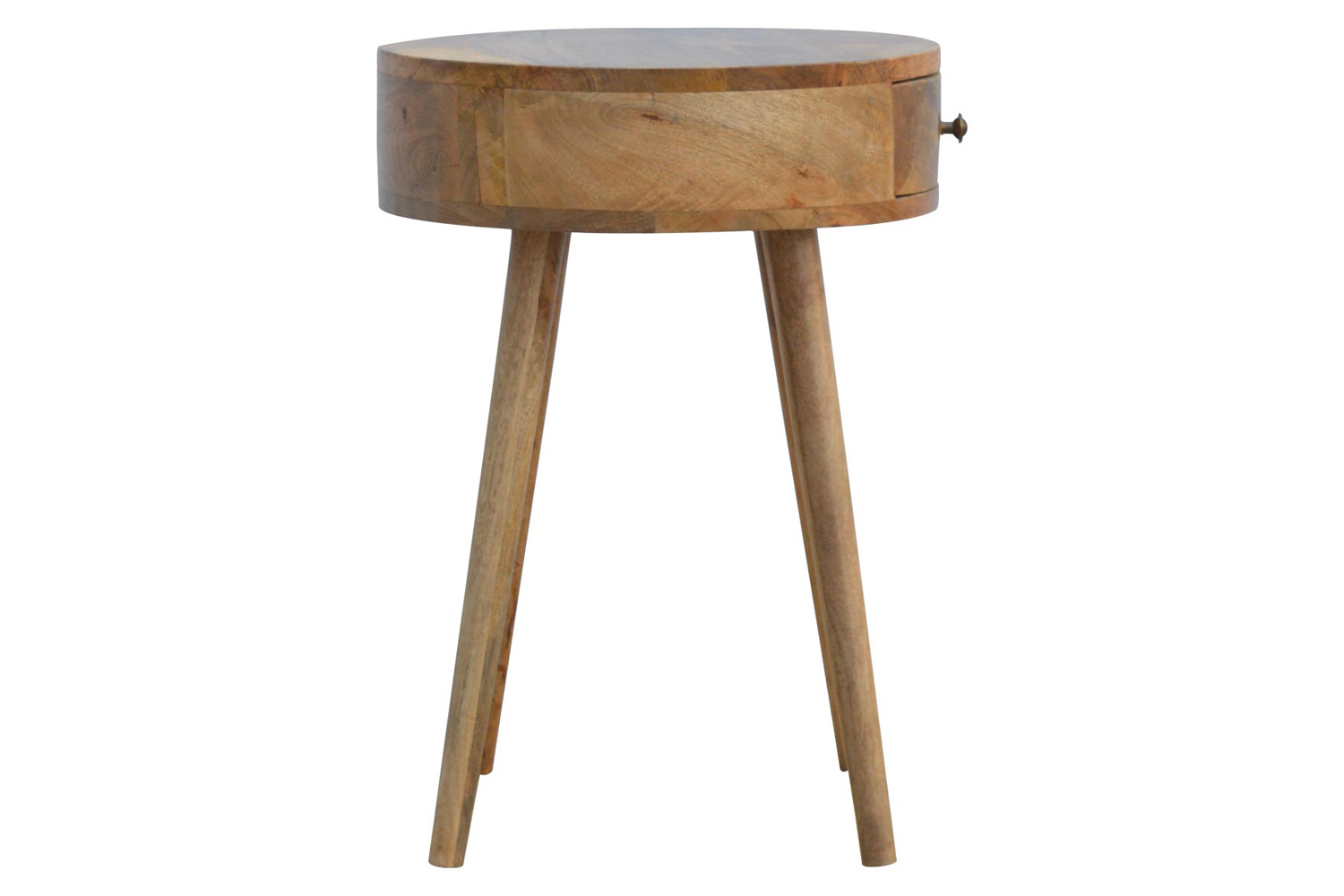 Artisan Nordic Circular Shaped Bedside - Oak-ish