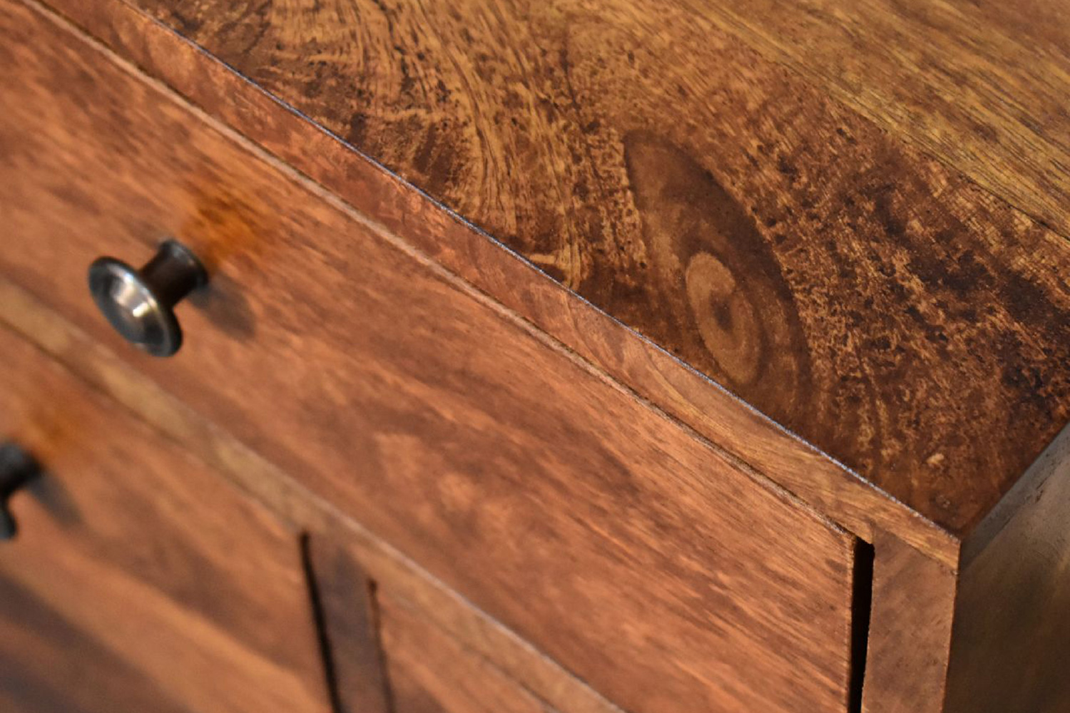 Artisan Nordic Style Multi Bedside - Chestnut