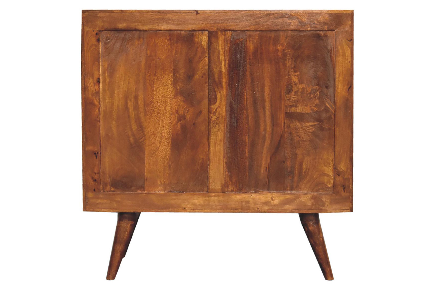 Artisan Pineapple Carved Chest - Chestnut