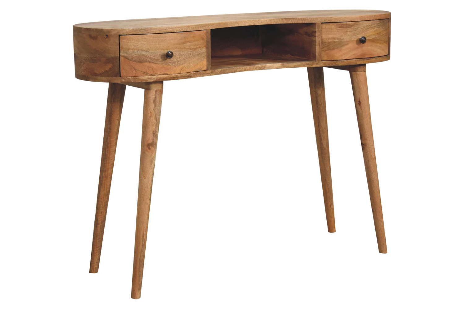Artisan - Wave Writing Desk in Oak-ish