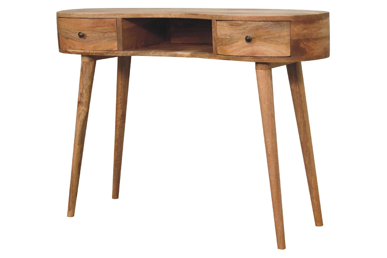 Artisan - Wave Writing Desk in Oak-ish