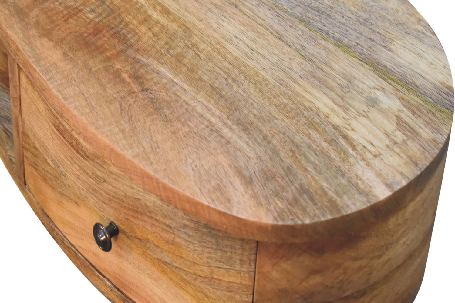 Artisan - Wave Writing Desk in Oak-ish