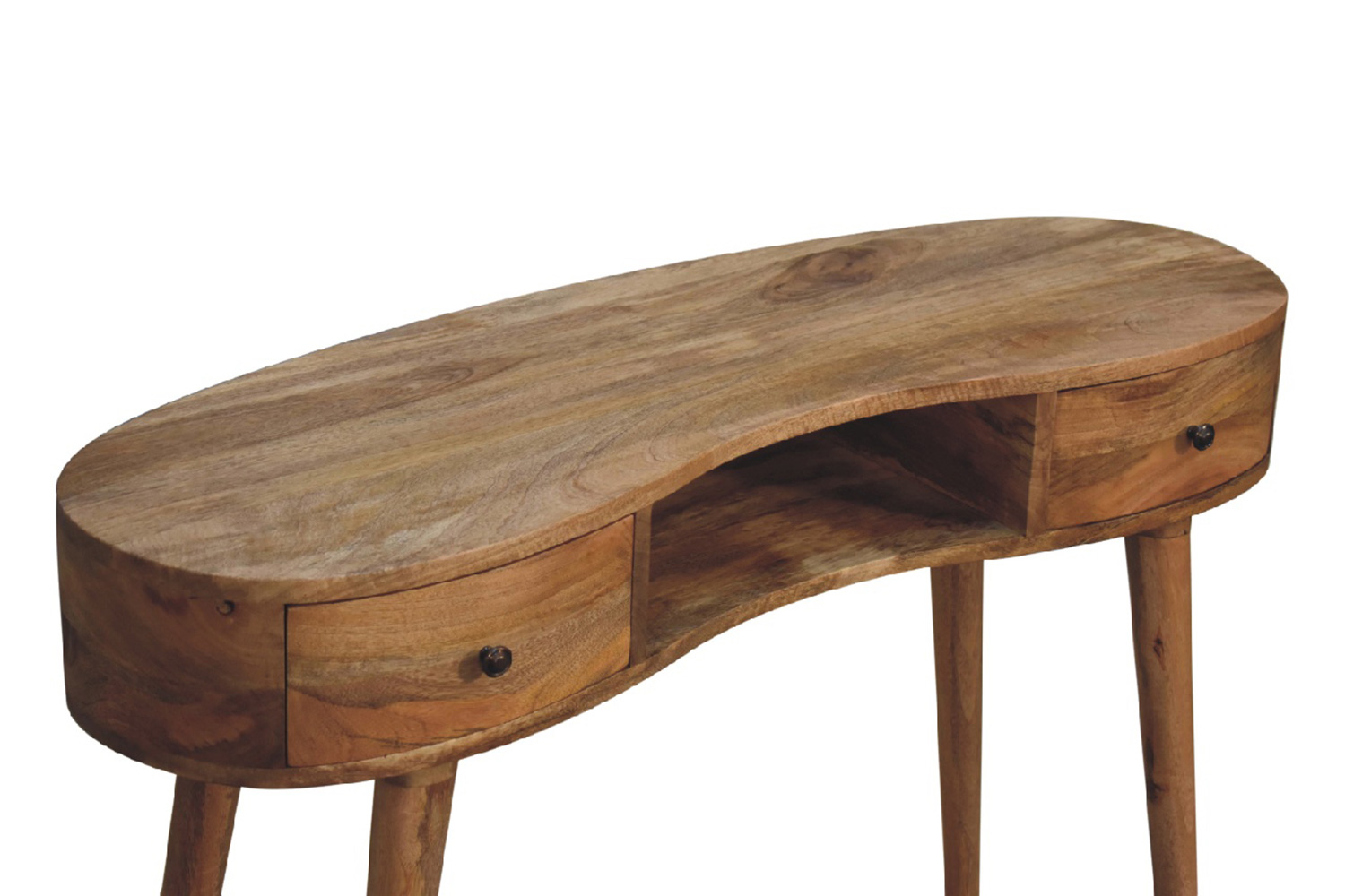 Artisan - Wave Writing Desk in Oak-ish