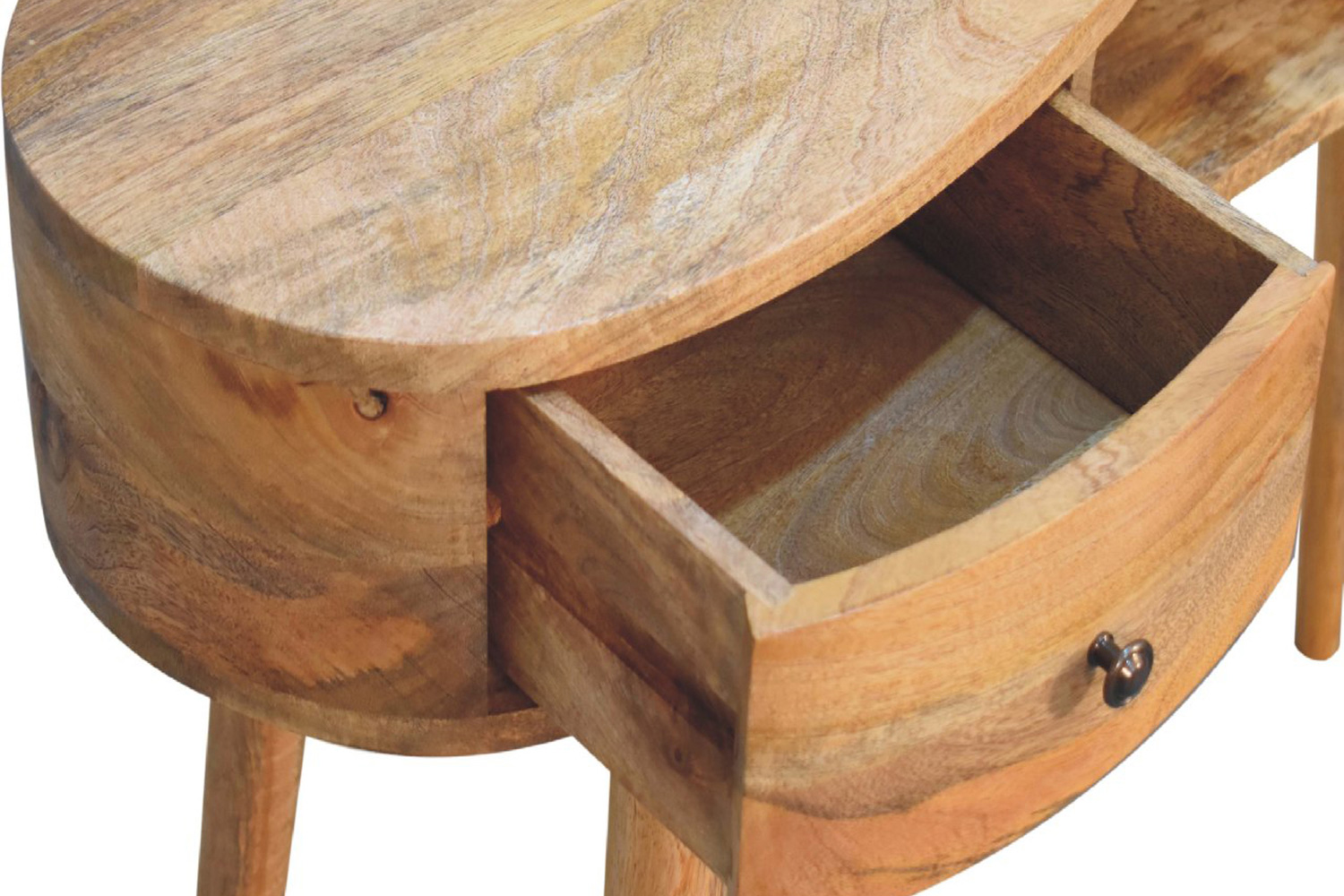 Artisan - Wave Writing Desk in Oak-ish