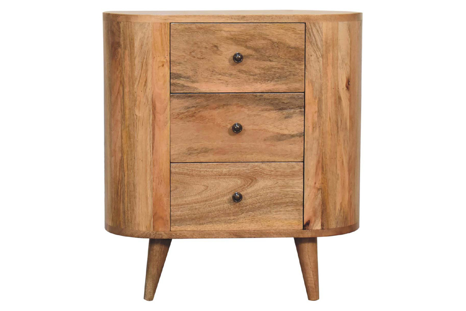 Artisan Round Mini Cabinet - Oak-ish