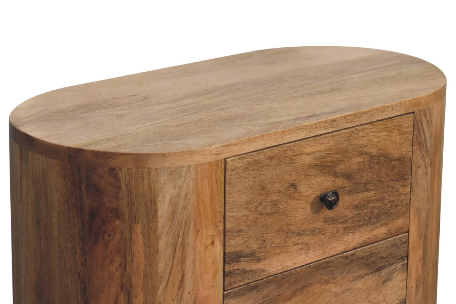 Artisan Round Mini Cabinet - Oak-ish