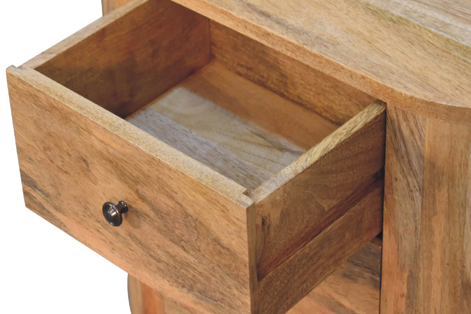 Artisan Round Mini Cabinet - Oak-ish