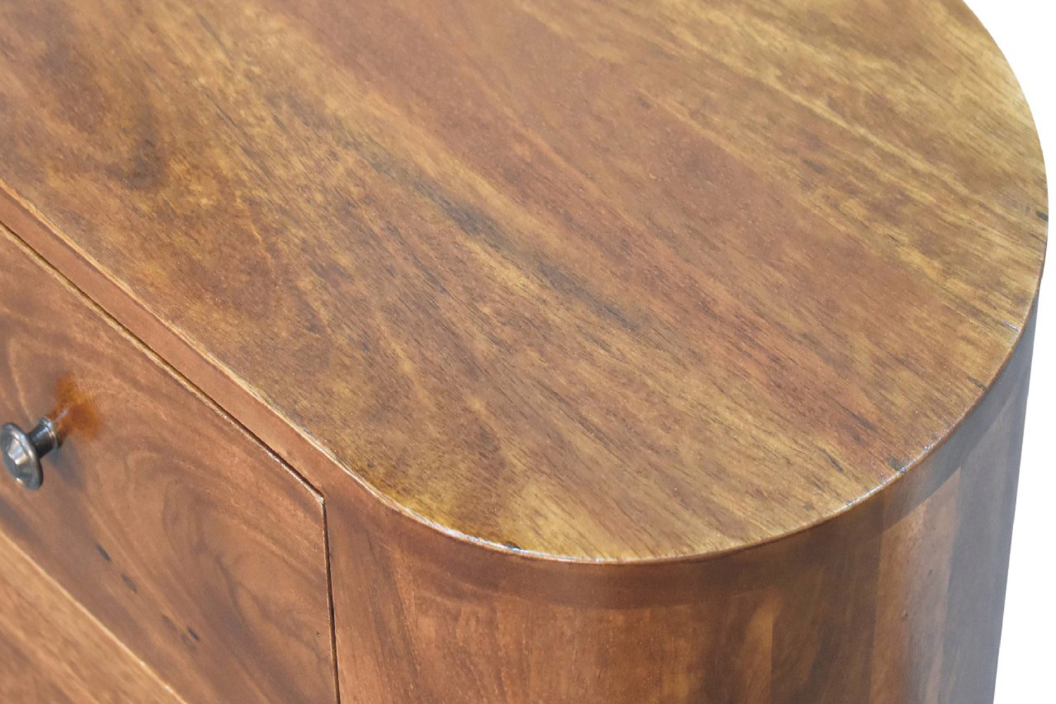 Artisan Round Mini Cabinet - Chestnut