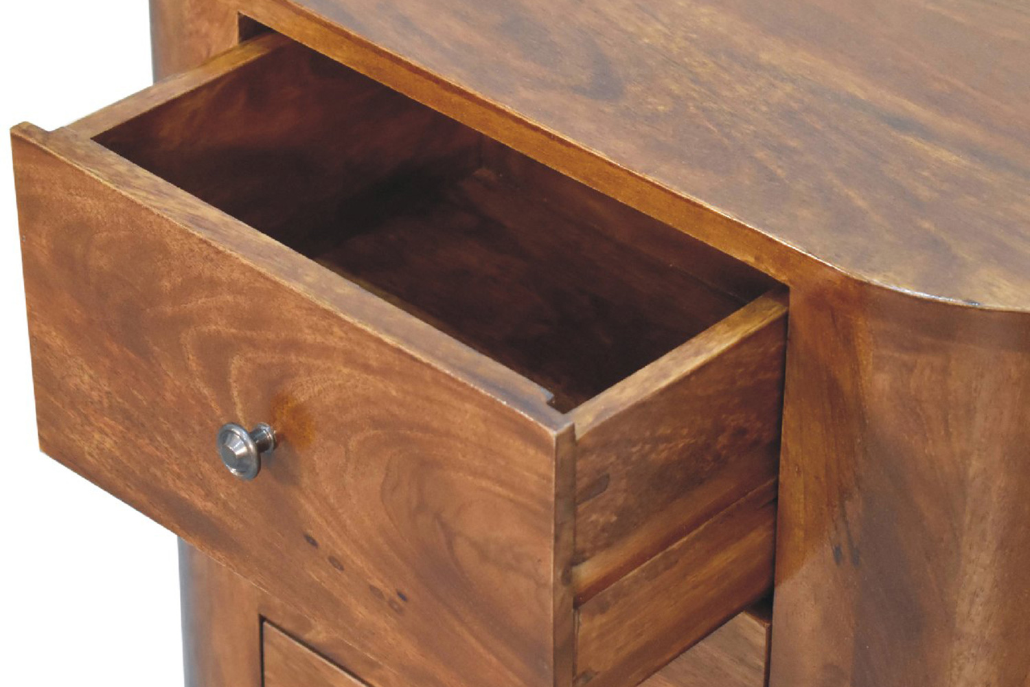 Artisan Round Mini Cabinet - Chestnut